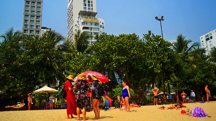 Вьетнам пляжи Нячанга.