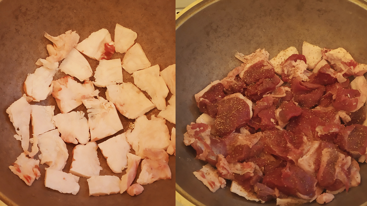 Как приготовить басму, подготовка мяса.
