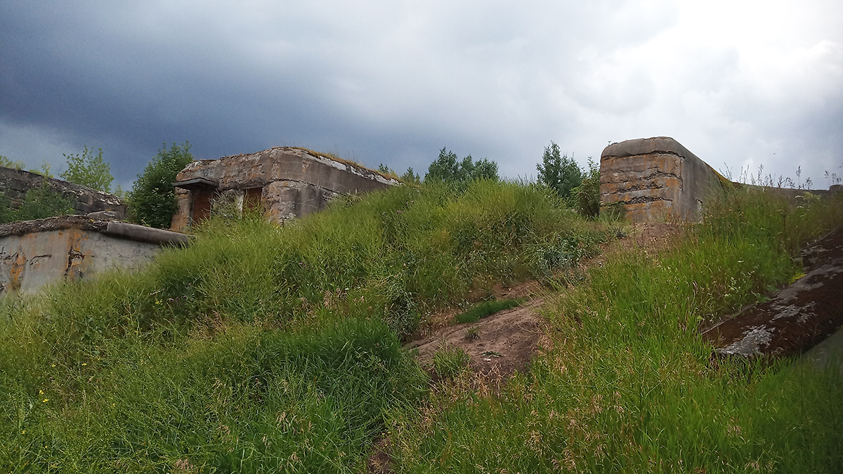 Развалины форта Шанц.