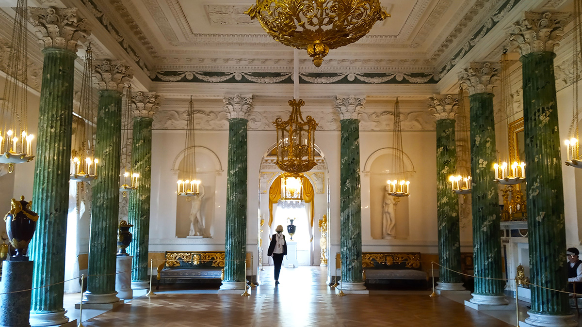 Греческий зал Павловский дворец