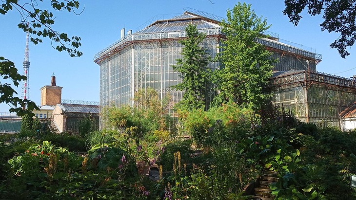 Альпийские горки Санкт-Петербургский Ботанический сад.